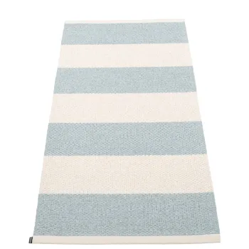 Covor tip traversa pentru interior si exterior albastru deschis/crem 70x150 cm Bob Blue Fog - Pappelina imagine