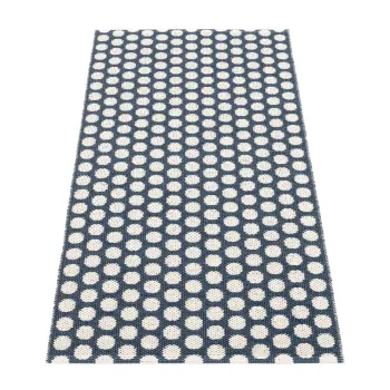 Covor tip traversa pentru interior si exterior albastru inchis 70x150 cm Noa Dark Blue - Pappelina imagine