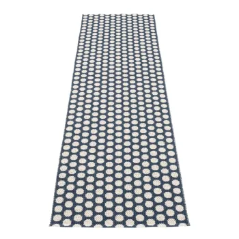 Covor tip traversa pentru interior si exterior albastru inchis 70x250 cm Noa Dark Blue - Pappelina imagine
