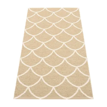 Covor tip traversa pentru interior si exterior bej 70x150 cm Kotte Sand - Pappelina imagine