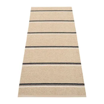 Covor tip traversa pentru interior si exterior bej 70x180 cm Olle Mud Beige - Pappelina imagine