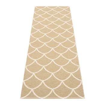 Covor tip traversa pentru interior si exterior bej 70x225 cm Kotte Sand - Pappelina imagine
