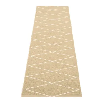 Covor tip traversa pentru interior si exterior bej 70x240 cm Max Sand - Pappelina imagine