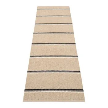 Covor tip traversa pentru interior si exterior bej 70x240 cm Olle Mud Beige - Pappelina imagine