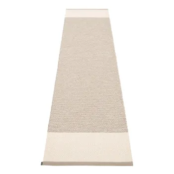Covor tip traversa pentru interior si exterior bej 70x300 cm Edit Mud Vanilla - Pappelina imagine