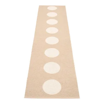 Covor tip traversa pentru interior si exterior bej 70x300 cm Vera Beige - Pappelina imagine