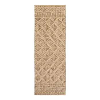 Covor tip traversa pentru interior si exterior bej 80x250 cm Mira 1452 - Ayyildiz Carpets imagine