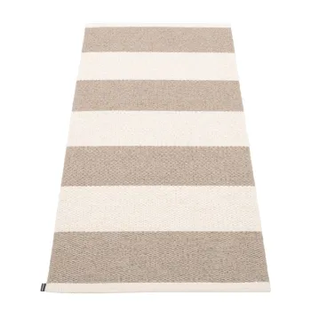 Covor tip traversa pentru interior si exterior bej/crem 70x150 cm Bob Mud Vanilla - Pappelina imagine