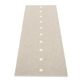 Covor tip traversa pentru interior si exterior bej/crem 70x200 cm Peg Linen Vanilla - Pappelina imagine