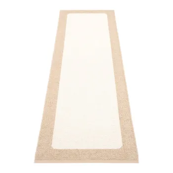 Covor tip traversa pentru interior si exterior bej/crem 70x240 cm Ilda Beige - Pappelina imagine