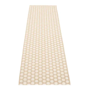 Covor tip traversa pentru interior si exterior bej/crem 70x250 cm Noa Beige Vanilla - Pappelina imagine
