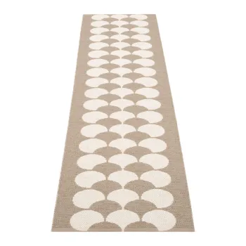Covor tip traversa pentru interior si exterior bej/crem 70x250 cm Poppy Potato - Pappelina imagine