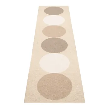 Covor tip traversa pentru interior si exterior bej/crem 70x280 cm Otto Grain - Pappelina imagine