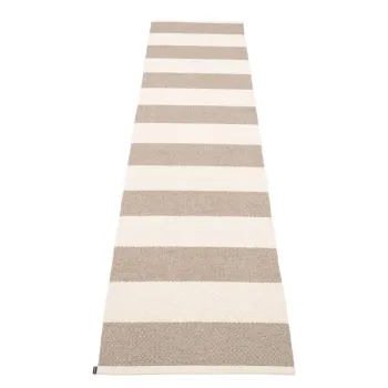 Covor tip traversa pentru interior si exterior bej/crem 70x300 cm Bob Mud Vanilla - Pappelina imagine