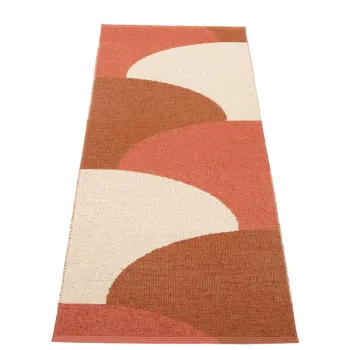 Covor tip traversa pentru interior si exterior caramiziu 70x180 cm Hill Brick Rust - Pappelina imagine