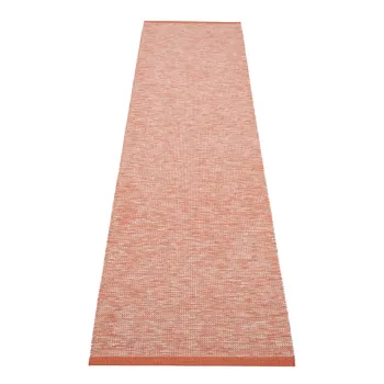 Covor tip traversa pentru interior si exterior caramiziu 70x300 cm Sam Brick - Pappelina imagine
