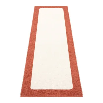 Covor tip traversa pentru interior si exterior caramiziu/crem 70x240 cm Ilda Brick - Pappelina imagine