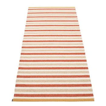Covor tip traversa pentru interior si exterior caramiziu/crem 85x200 cm Teo Brick - Pappelina imagine