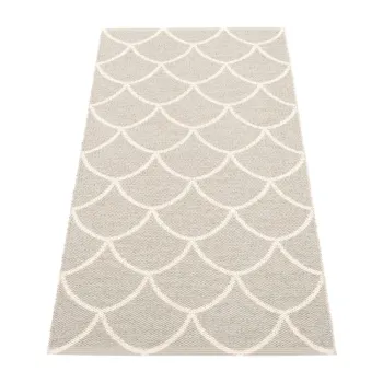 Covor tip traversa pentru interior si exterior crem 70x150 cm Kotte Linen - Pappelina imagine