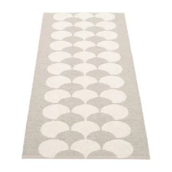 Covor tip traversa pentru interior si exterior crem 70x150 cm Poppy Linen - Pappelina imagine