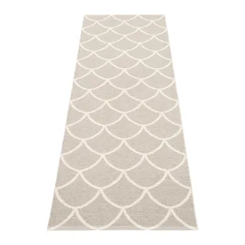 Covor tip traversa pentru interior si exterior crem 70x225 cm Kotte Linen - Pappelina imagine