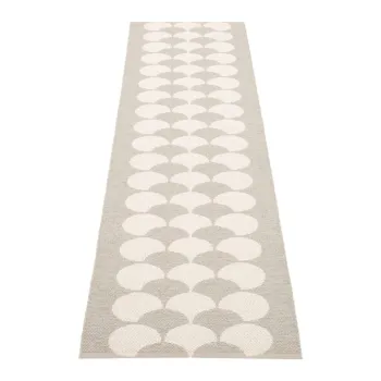 Covor tip traversa pentru interior si exterior crem 70x250 cm Poppy Linen - Pappelina imagine