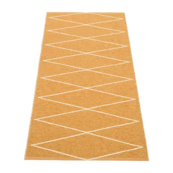 Covor tip traversa pentru interior si exterior galben ocru 70x160 cm Max Ochre - Pappelina imagine