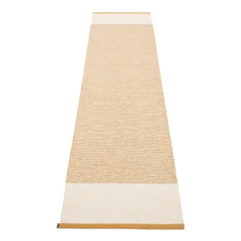 Covor tip traversa pentru interior si exterior galben ocru 70x300 cm Edit Ochre - Pappelina imagine