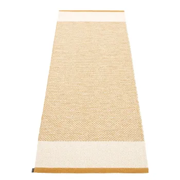 Covor tip traversa pentru interior si exterior galben ocru 85x260 cm Edit Ochre - Pappelina imagine