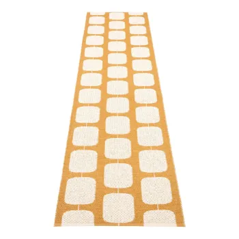 Covor tip traversa pentru interior si exterior galben ocru/crem 70x300 cm Sten Ochre - Pappelina imagine