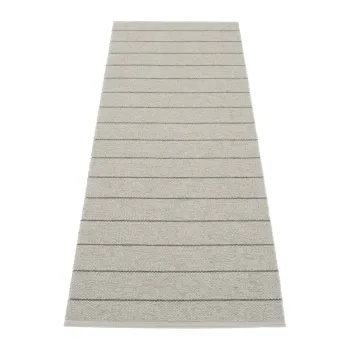 Covor tip traversa pentru interior si exterior gri 70x180 cm Carl Warm Grey - Pappelina imagine