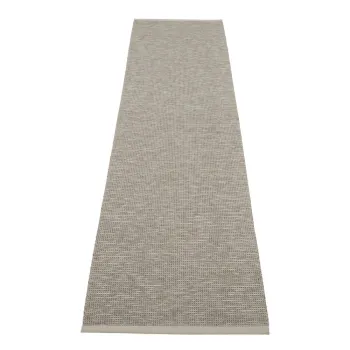 Covor tip traversa pentru interior si exterior gri 70x300 cm Sam Warm Grey - Pappelina imagine