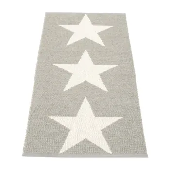 Covor tip traversa pentru interior si exterior gri deschis 70x150 cm Viggo Warm Grey - Pappelina imagine