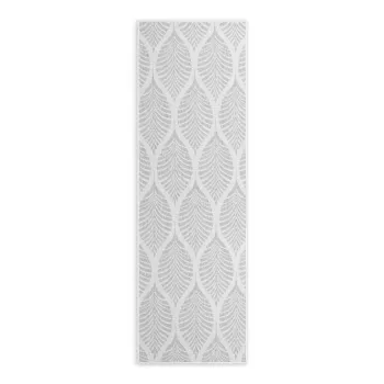 Covor tip traversa pentru interior si exterior gri/fildes 80x250 cm Duet Liora - NORTHRUGS imagine