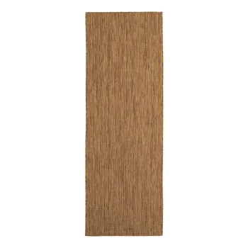 Covor tip traversa pentru interior si exterior maro 80x250 cm Mira 1450 - Ayyildiz Carpets imagine