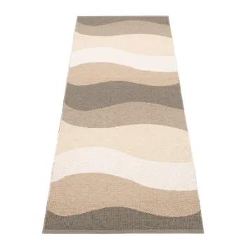 Covor tip traversa pentru interior si exterior maro/bej 70x200 cm Urvi Earth - Pappelina imagine