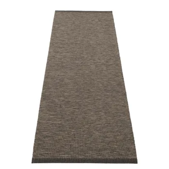 Covor tip traversa pentru interior si exterior maro inchis 70x225 cm Sam Black Walnut - Pappelina imagine