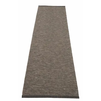 Covor tip traversa pentru interior si exterior maro inchis 70x300 cm Sam Black Walnut - Pappelina imagine