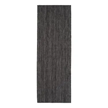 Covor tip traversa pentru interior si exterior negru 80x250 cm Mira 1450 - Ayyildiz Carpets imagine