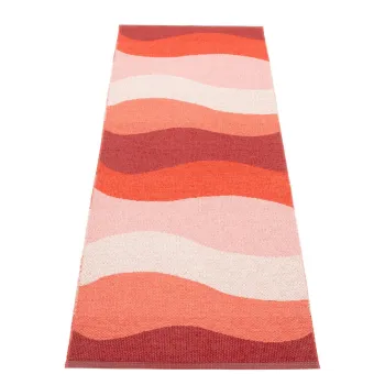 Covor tip traversa pentru interior si exterior rosu 70x200 cm Urvi Fire - Pappelina imagine