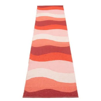 Covor tip traversa pentru interior si exterior rosu 70x300 cm Urvi Fire - Pappelina imagine