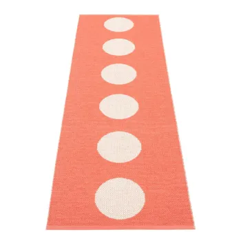 Covor tip traversa pentru interior si exterior somon 70x225 cm Vera Flamingo - Pappelina imagine