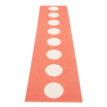 Covor tip traversa pentru interior si exterior somon 70x300 cm Vera Flamingo - Pappelina imagine