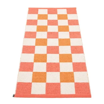 Covor tip traversa pentru interior si exterior somon/portocaliu 70x160 cm Pix Flamingo - Pappelina imagine