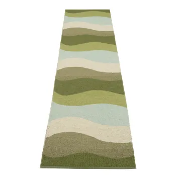 Covor tip traversa pentru interior si exterior verde 70x300 cm Urvi Woods - Pappelina imagine