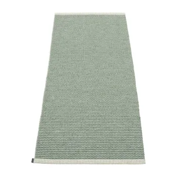 Covor tip traversa pentru interior si exterior verde deschis 60x150 cm Mono Sage Army - Pappelina imagine