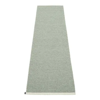 Covor tip traversa pentru interior si exterior verde deschis 70x300 cm Mono Sage Army - Pappelina imagine