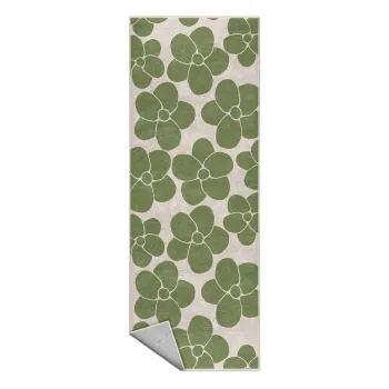 Covor tip traversa verde lavabil 60x230 cm Green Meadow - Mila Home imagine