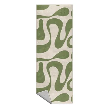 Covor tip traversa verde lavabil 80x200 cm Matcha Latte - Mila Home imagine