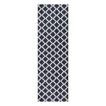 Covor tip traversa Zala Living Elegance, 50 x 150 cm, negru-alb imagine